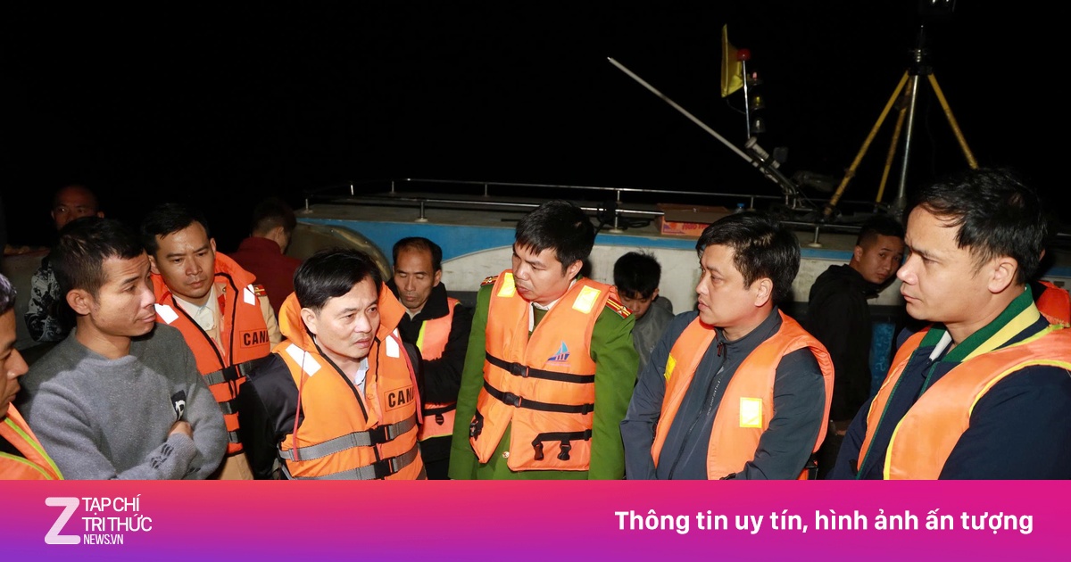 Nỗ Lực Xuyên Đêm Tìm Kiếm Nạn Nhân Vụ Tai Nạn Giao Thông Đường Thủy Tại Hồ Thác Bà