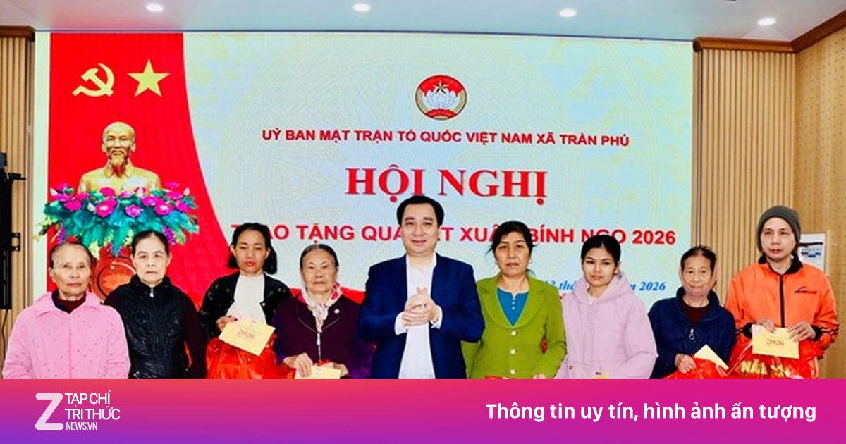 Tết sẻ chia đến với các gia đình khó khăn ở xã Trần Phú