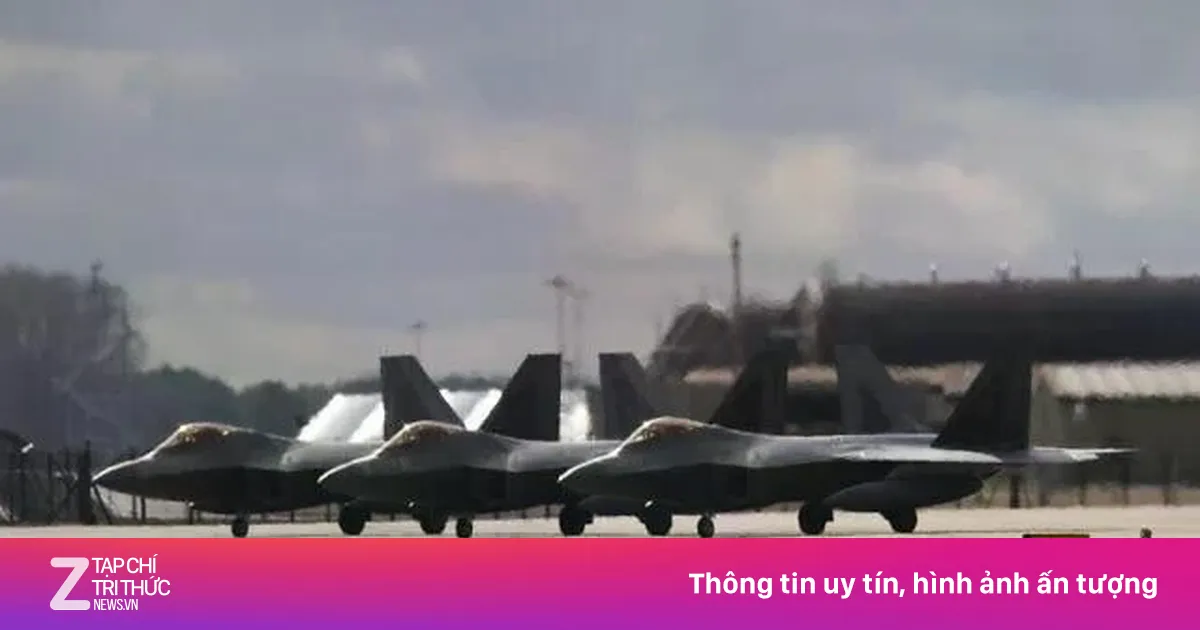 Mỹ Triển Khai Hàng Chục Tiêm Kích Tàng Hình F-22 Tới Israel Giữa Căng Thẳng Iran