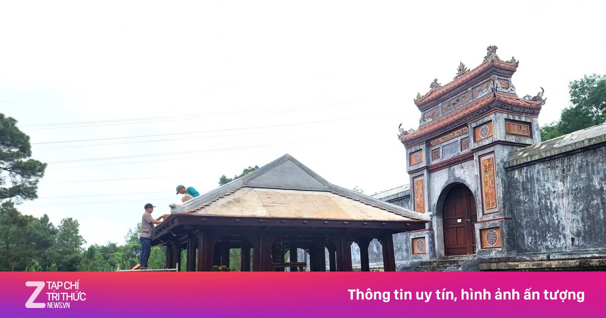 Dỡ công trình trái phép trước lăng mộ Hoàng thái hậu Từ Dụ