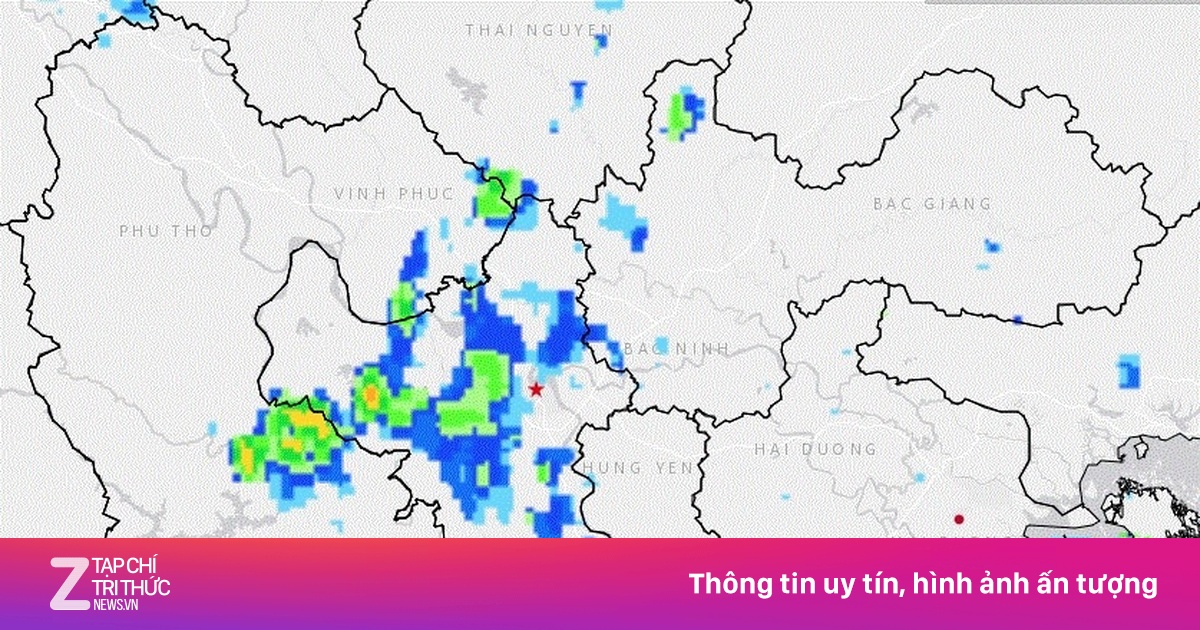 Cảnh báo dông, lốc, sét và mưa lớn cục bộ tại khu vực nội thành Hà Nội