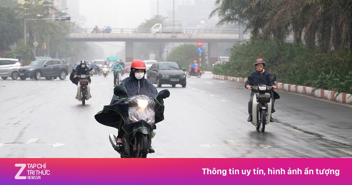 Miền Bắc chuyển mưa nhỏ từ đêm nay