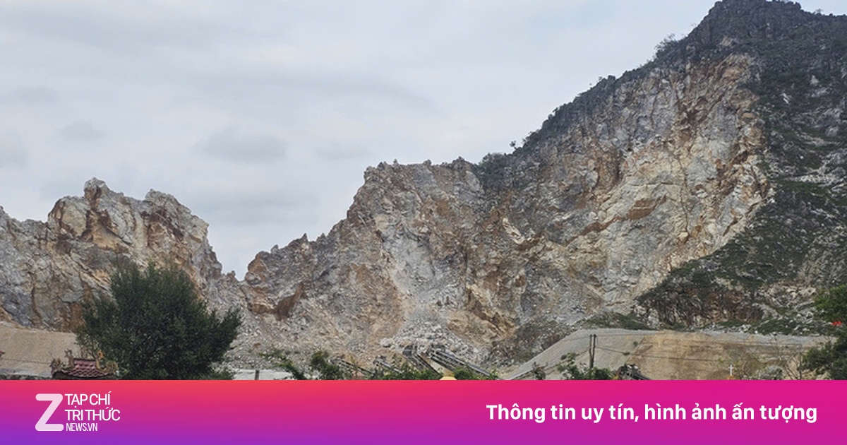 Tạm dừng khai thác mỏ sau vụ nổ mìn khiến đá bay thủng mái nhà dân