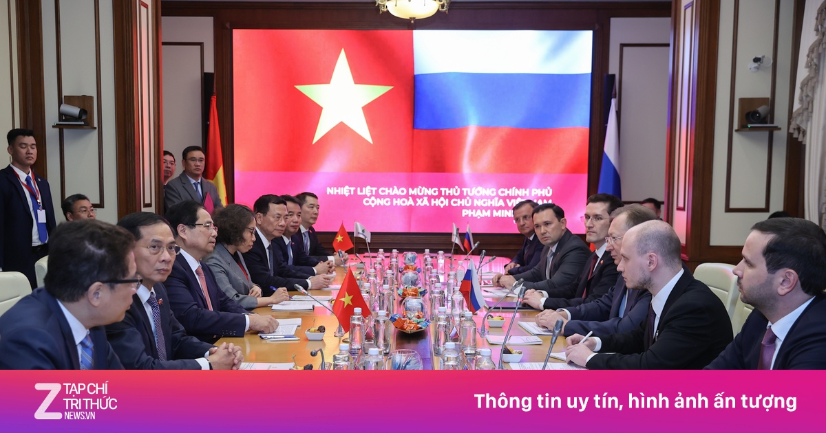 Thủ tướng Phạm Minh Chính thúc đẩy hợp tác dầu khí với đối tác Nga Zarubezhneft