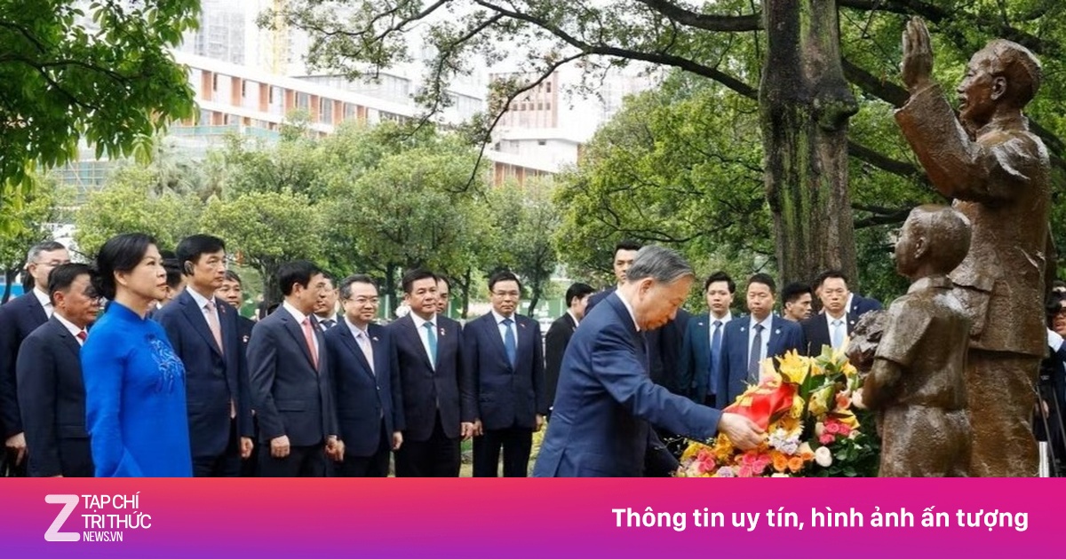 Tổng Bí thư, Chủ tịch nước Tô Lâm thăm di tích Khu học xá Trung ương tại Trung Quốc