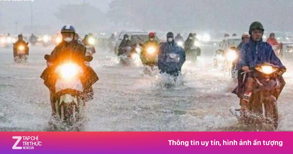 Miền Bắc và Thanh Hóa mưa dông, nguy cơ sấm sét, mưa đá
