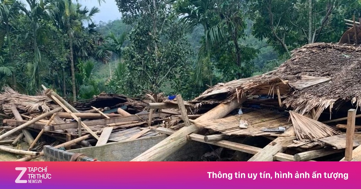 Giông lốc cuốn sập nhà dân, bé trai 13 tuổi tử vong