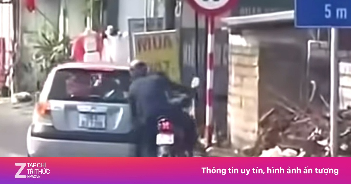 Lời khai tài xế ôtô đánh lái chèn ngã xe máy ở Thanh Hóa