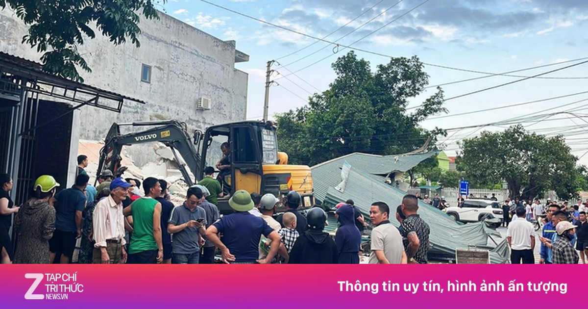 Sập nhà 2 tầng tại Quảng Ninh, một người tử vong, 2 người bị thương
