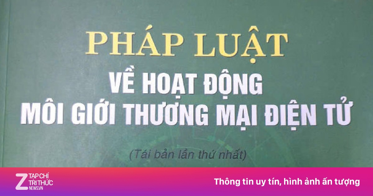 Cuốn sách 'Pháp luật về hoạt động môi giới thương mại điện tử