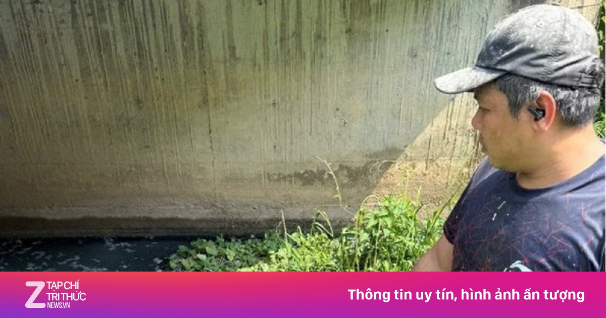 Phát hiện công ty chế biến mủ cao su xả thải trái phép