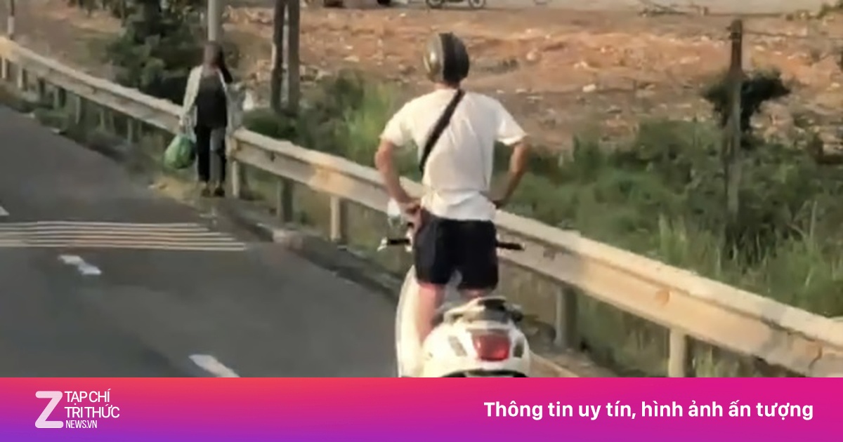 Xác minh clip thanh niên buông 2 tay, đứng trên xe máy khi đổ đèo ở Đắk Lắk