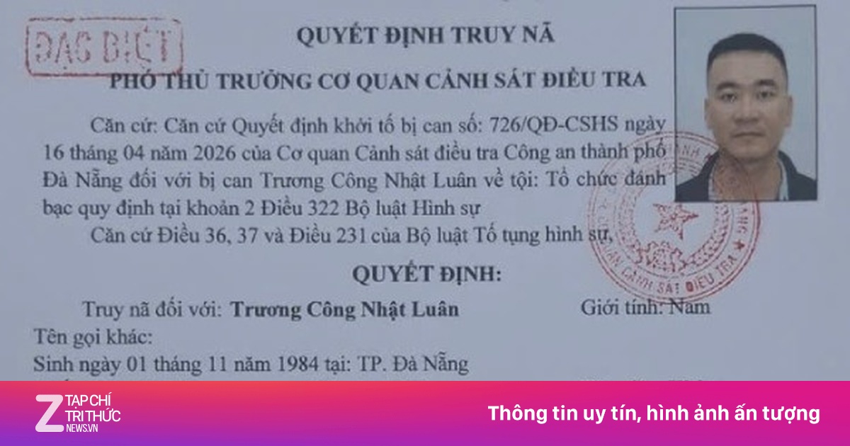 Truy nã đặc biệt đối tượng cầm đầu đường dây cá độ bóng đá 350 tỷ đồng ở Đà Nẵng