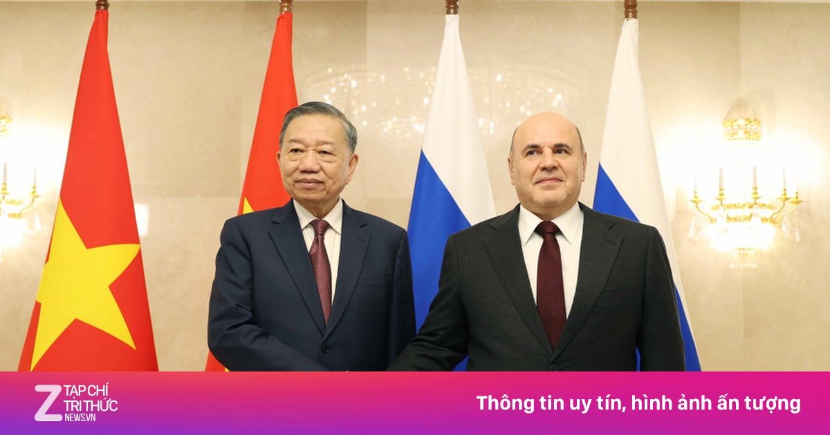 Tổng Bí thư, Chủ tịch nước Tô Lâm hội kiến Thủ tướng Nga Mikhail Mishustin