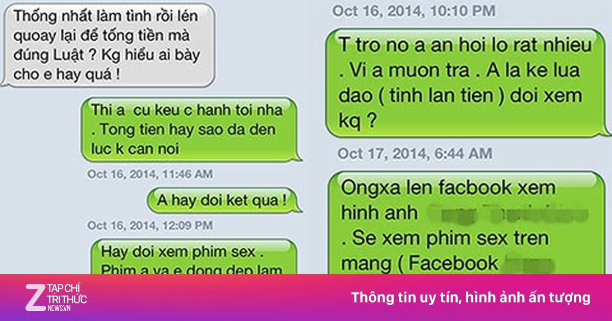 Một Phó Giám đốc Bị Dọa Tung Clip Sex Pháp Luật Znews Vn