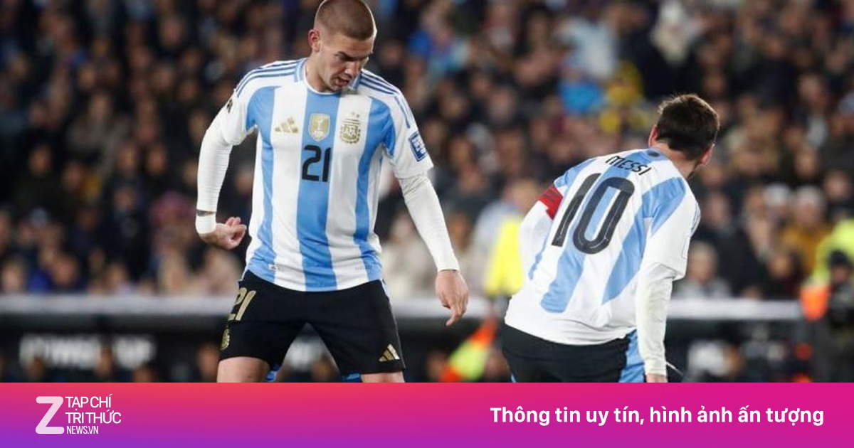 Khoảnh khắc khó quên của Mastantuono với Messi