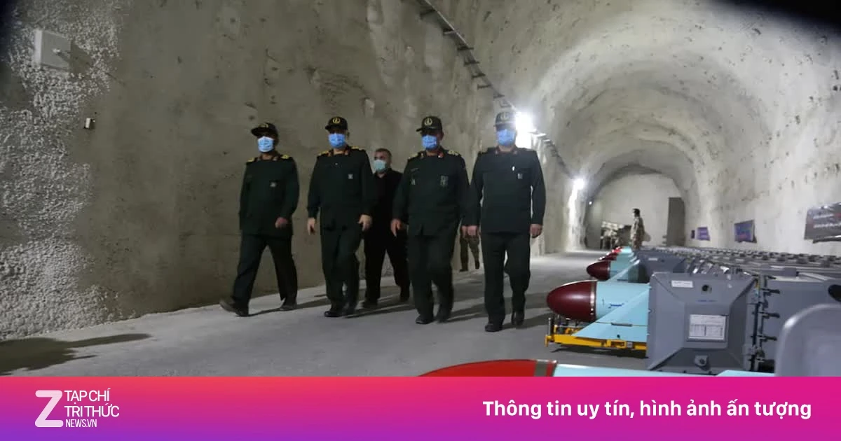Hé lộ 'pháo đài ngầm' của Iran