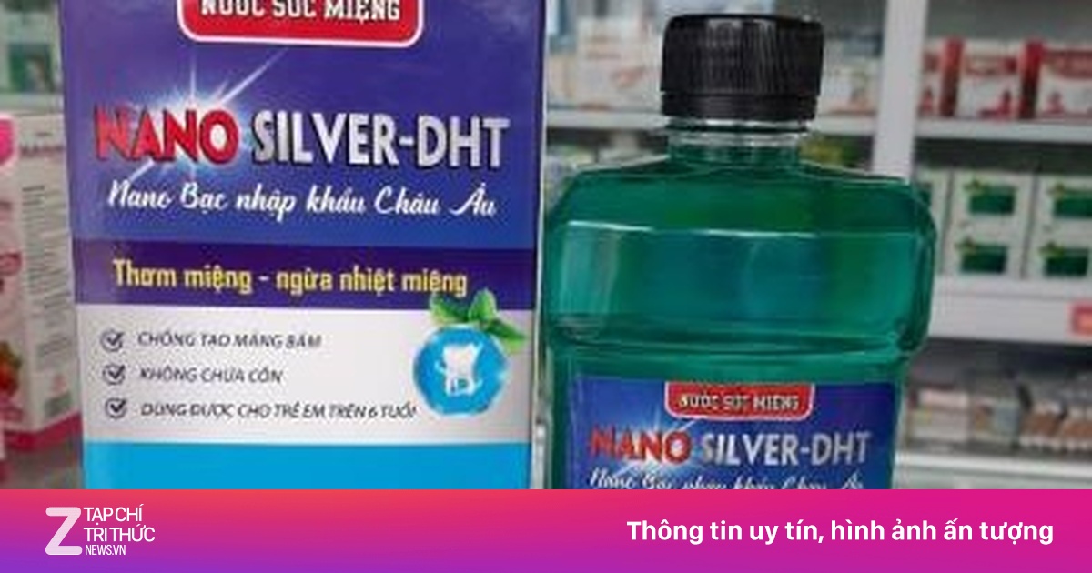 Nước súc miệng Nano Silver bị buộc thu hồi