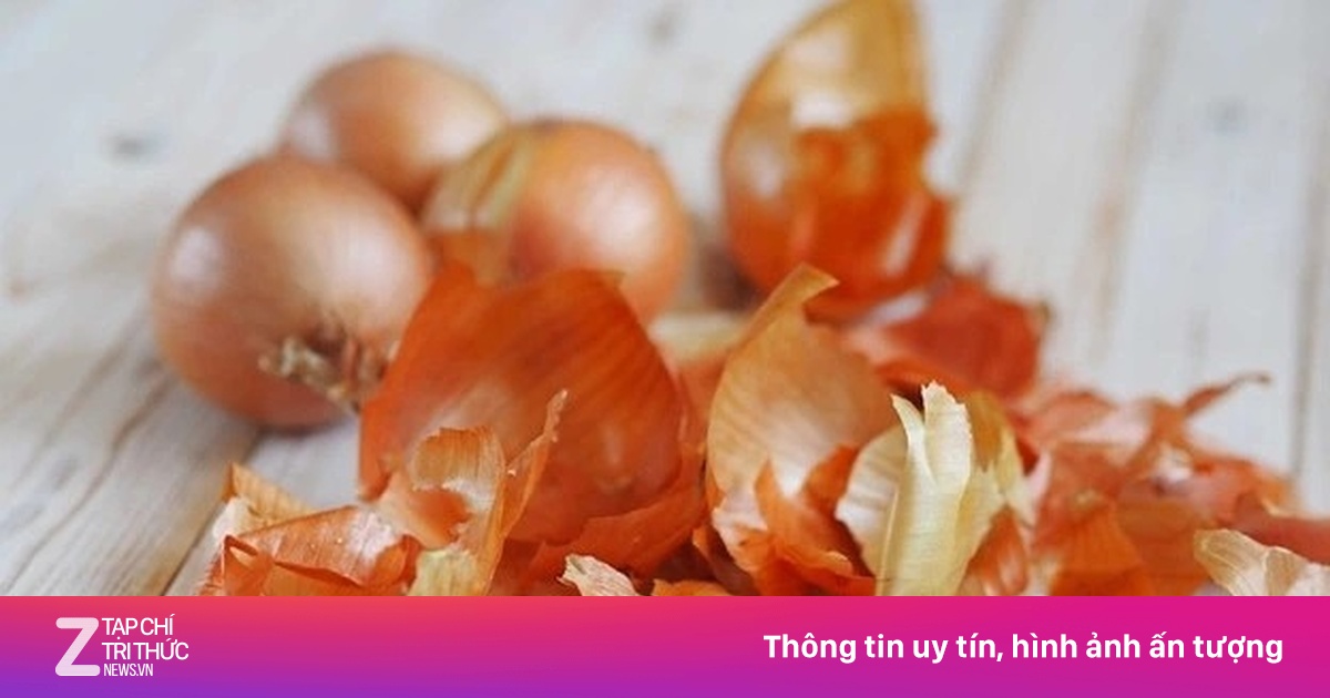 Vì sao không nên vứt bỏ vỏ hành tây?