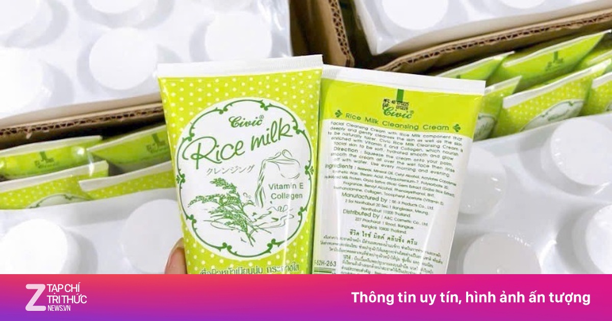 Thu hồi hàng loạt sữa rửa mặt Thái Lan, Hàn Quốc trên toàn quốc