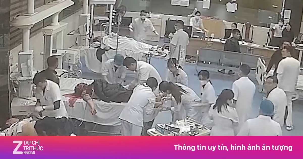 Cảnh tượng ngột ngạt tại khu cấp cứu nạn nhân vụ ném mìn Thanh Hóa
