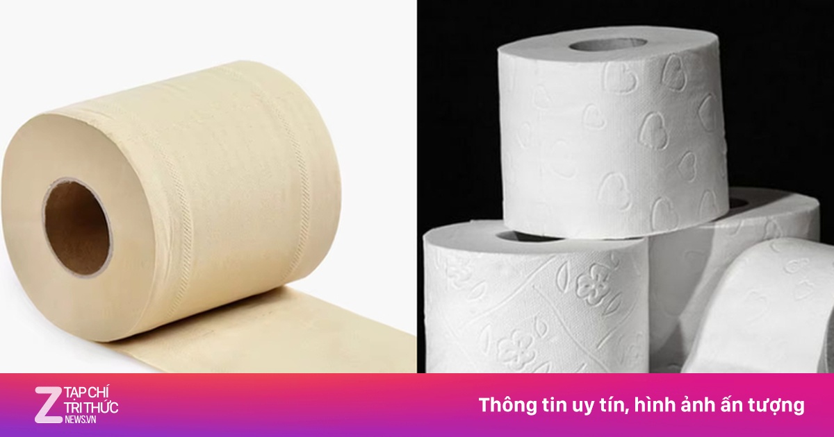 Giấy vệ sinh màu vàng và màu trắng loại nào tốt hơn?