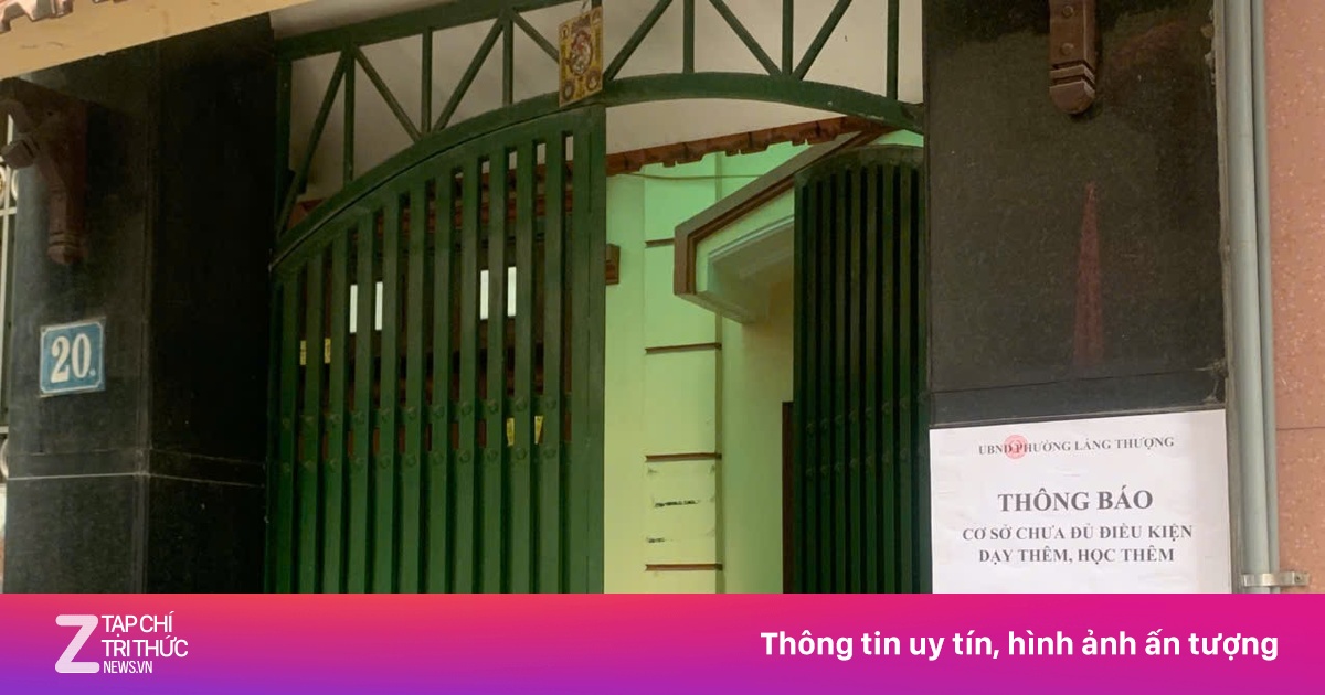 Hà Nội tạm dừng hoạt động cơ sở dạy thêm 600 học sinh
