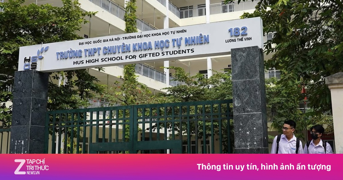 Tỷ lệ chọi vào lớp 10 trường chuyên Tự nhiên cao nhất 1/8