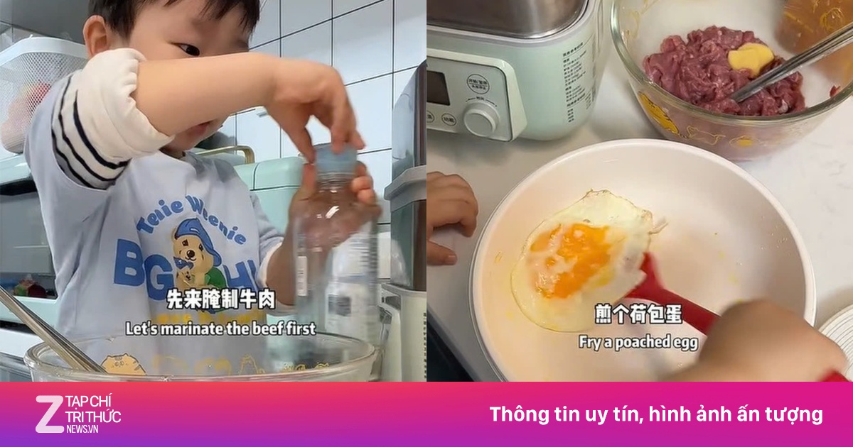 Ngược đời mẹ thư giãn, con tiểu học quán xuyến hết việc nhà