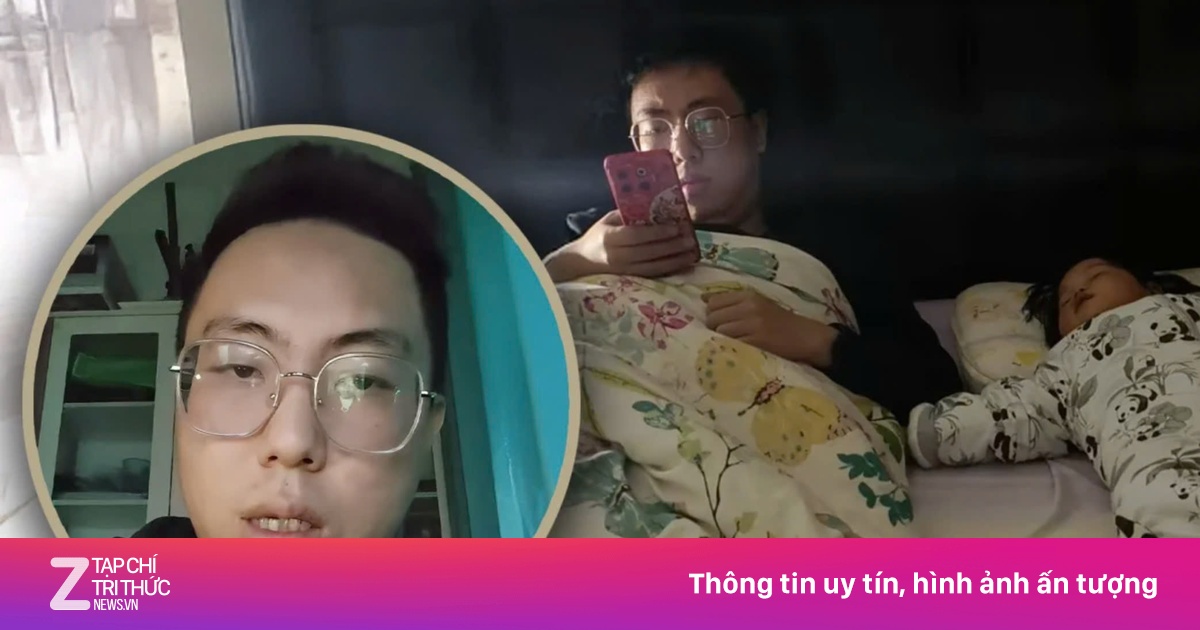 Ông bố Trung Quốc trầm cảm sau khi bỏ việc để ở nhà chăm con