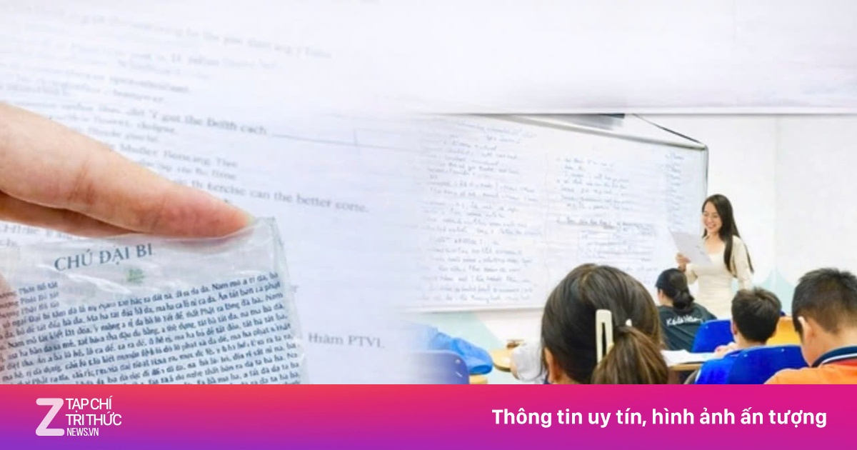Bắt được học sinh dùng phao thi, cô giáo nhận 'tang vật' ngoài dự đoán