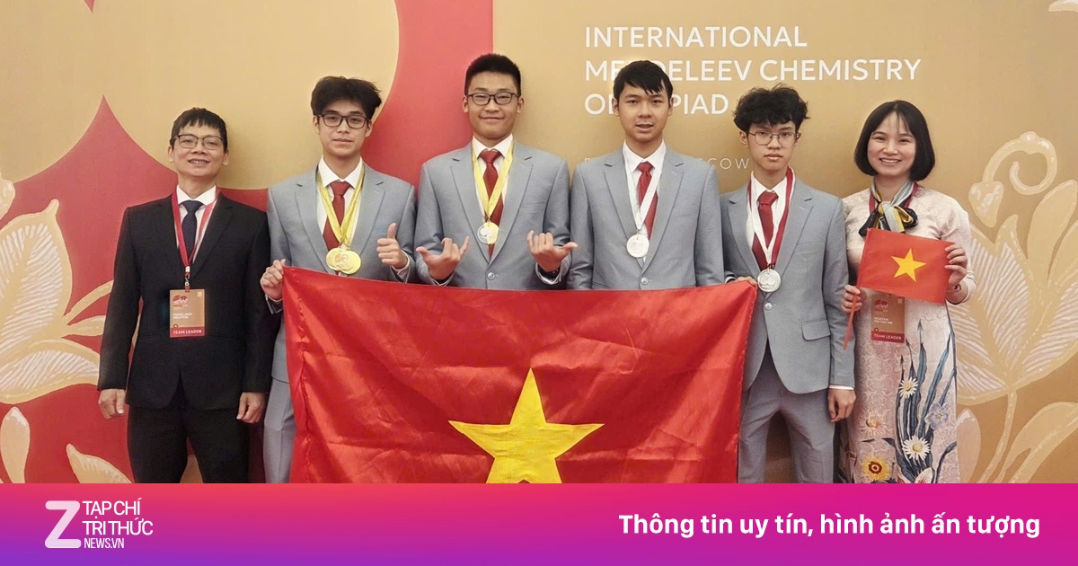 Học sinh Việt xuất sắc đứng thứ 2 Olympic Hóa học Quốc tế Mendeleev 2026