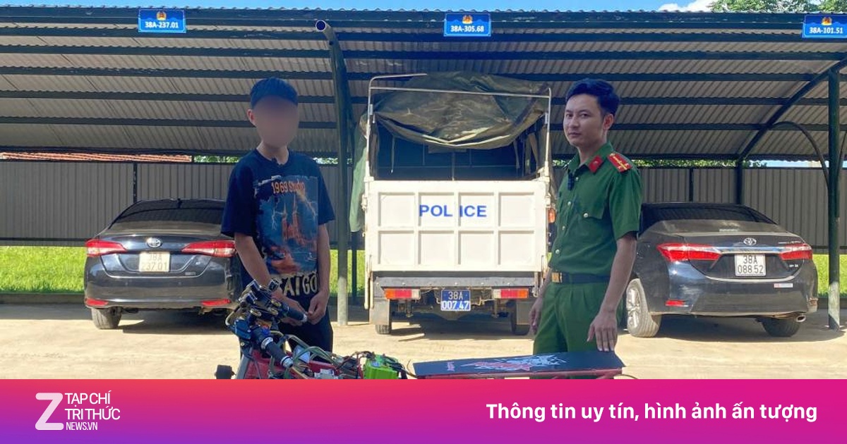 Công an tịch thu 'siêu xe' chạy 100 km/h do học sinh tự độ chế
