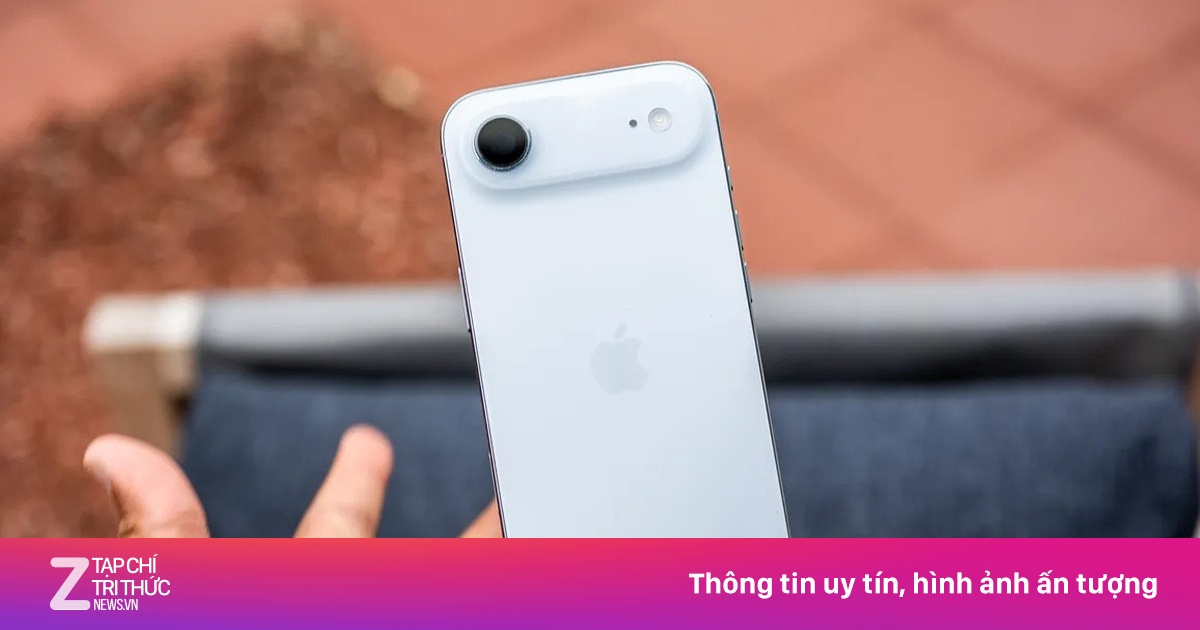 Camera iPhone Air bị chê