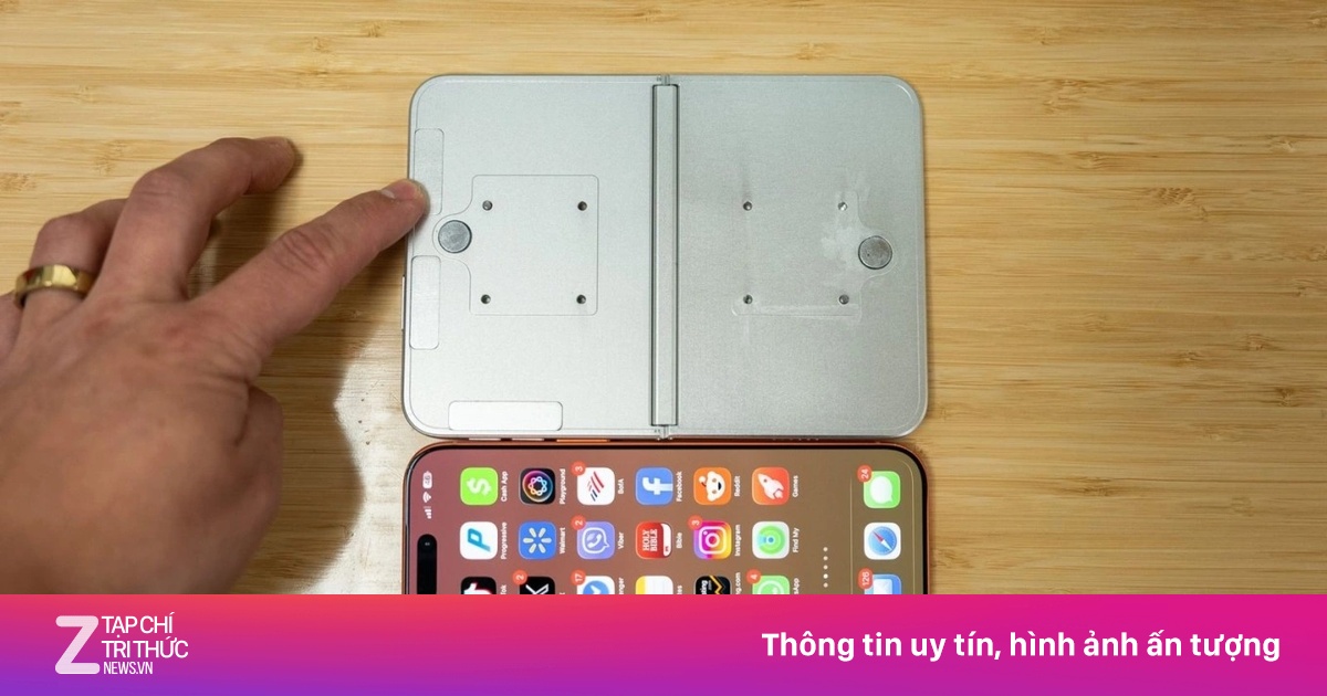 Lộ diện thiết kế 'khó tin' của iPhone gập