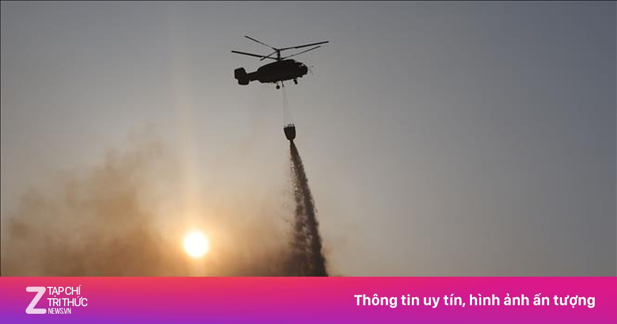 Rơi trực thăng chữa cháy rừng ở Hàn Quốc, phi công thiệt mạng