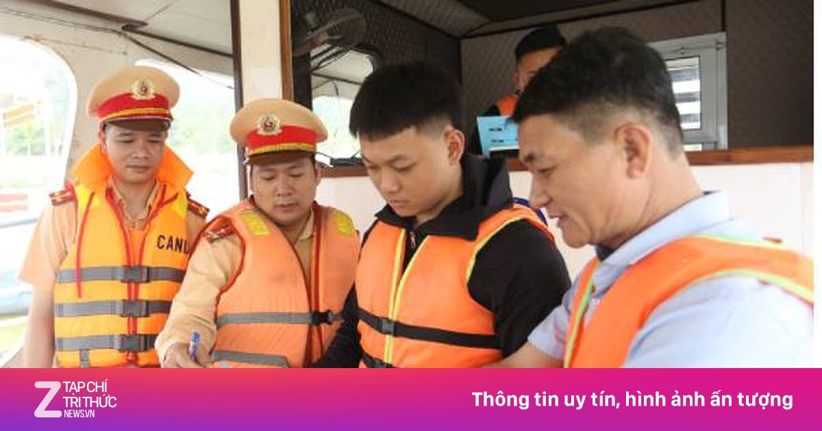 CSGT Vĩnh Phúc đảm bảo an toàn giao thông đường thủy tại khu du lịch