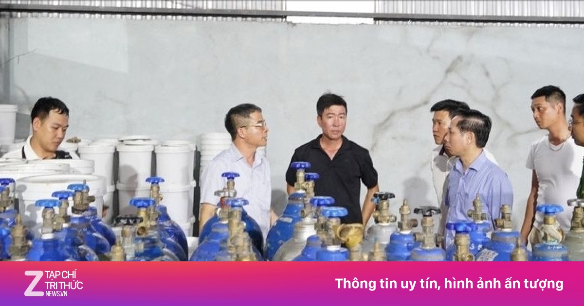 Phá đường dây sản xuất khí cười cực lớn, bắt 11 đối tượng