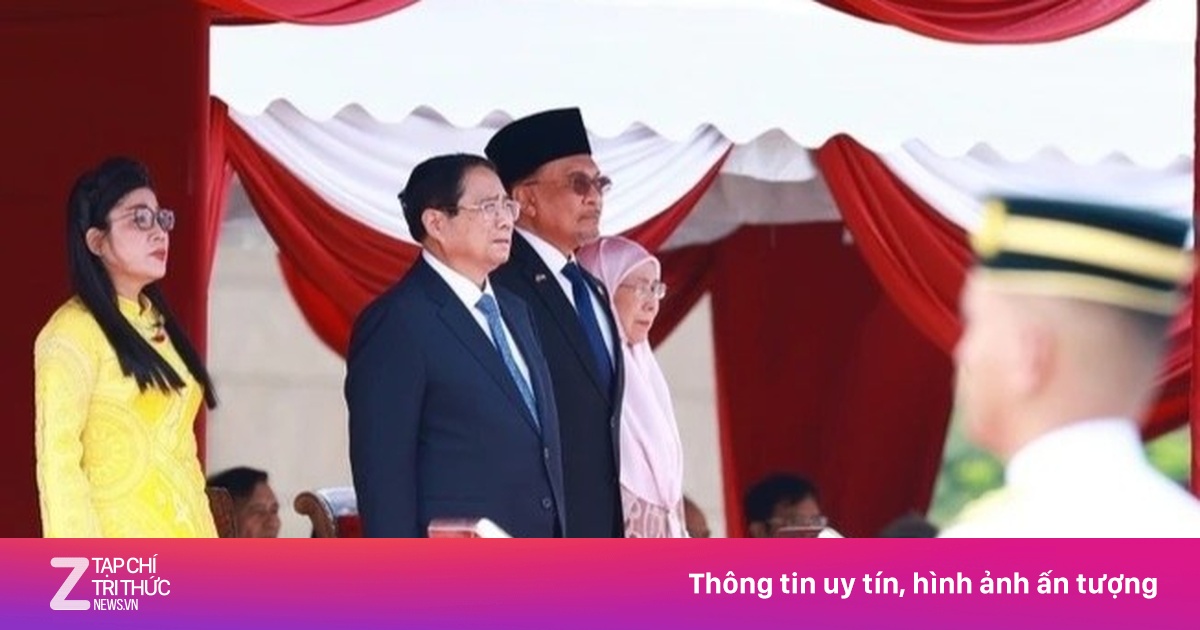 Thủ tướng Anwar Ibrahim chủ trì lễ đón Thủ tướng Phạm Minh Chính