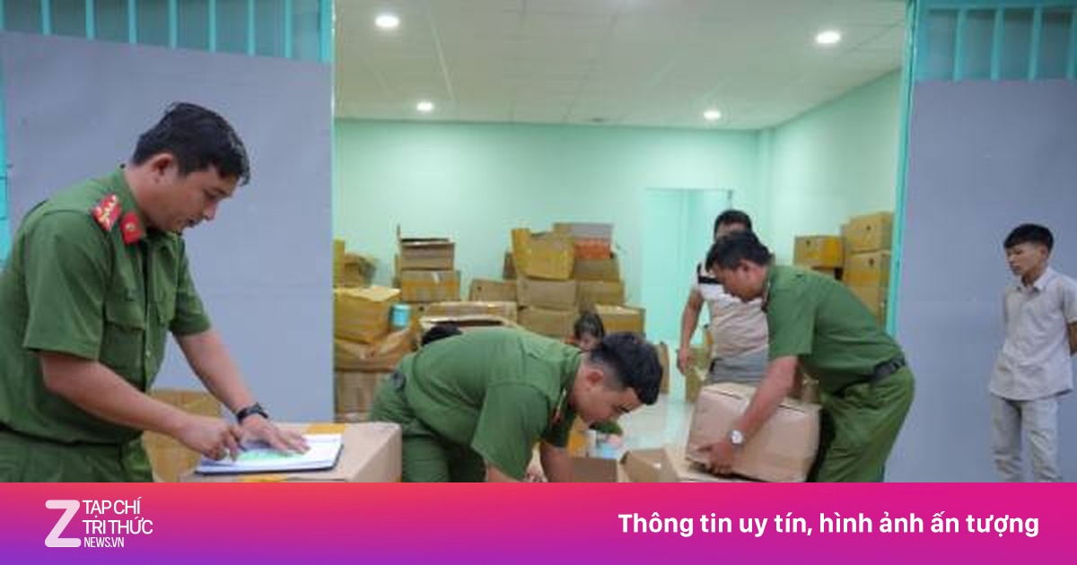 Phá đường dây sản xuất tiêu thụ mỹ phẩm giả bằng hóa chất quy mô lớn