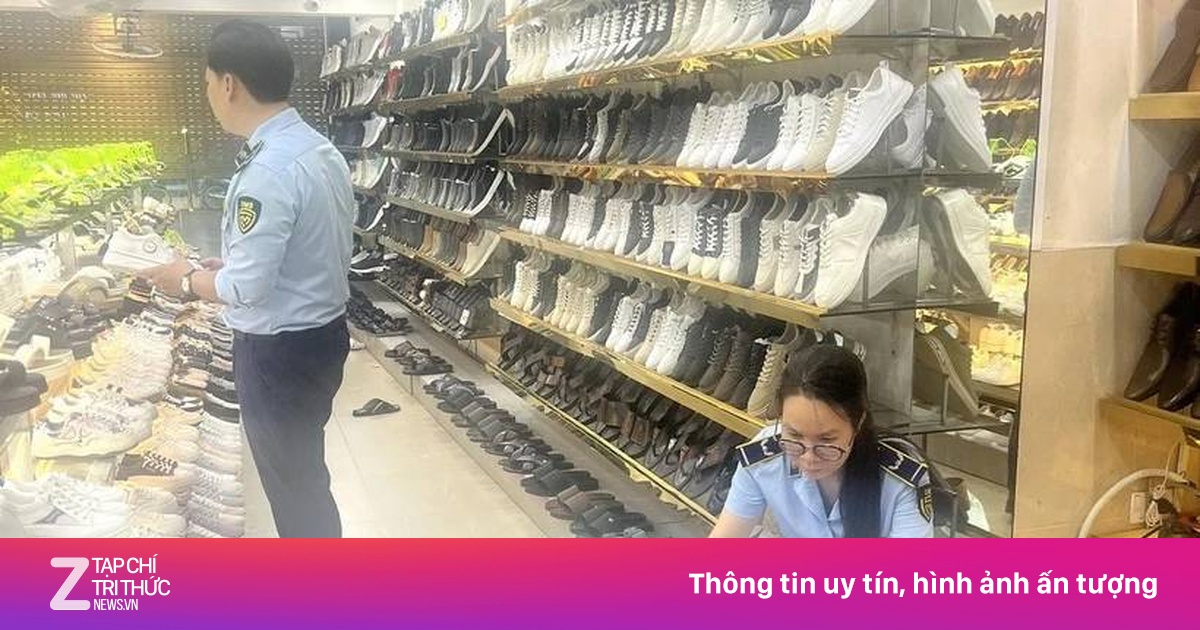 Tạm giữ 2.570 sản phẩm giày dép không chứng minh được nguồn gốc