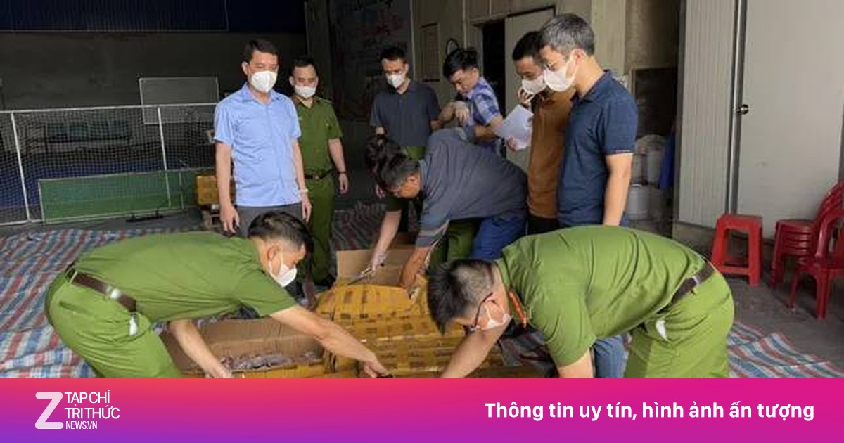 Phát hiện hơn 20 tấn sản phẩm động vật đông lạnh có dấu hiệu ôi thiu