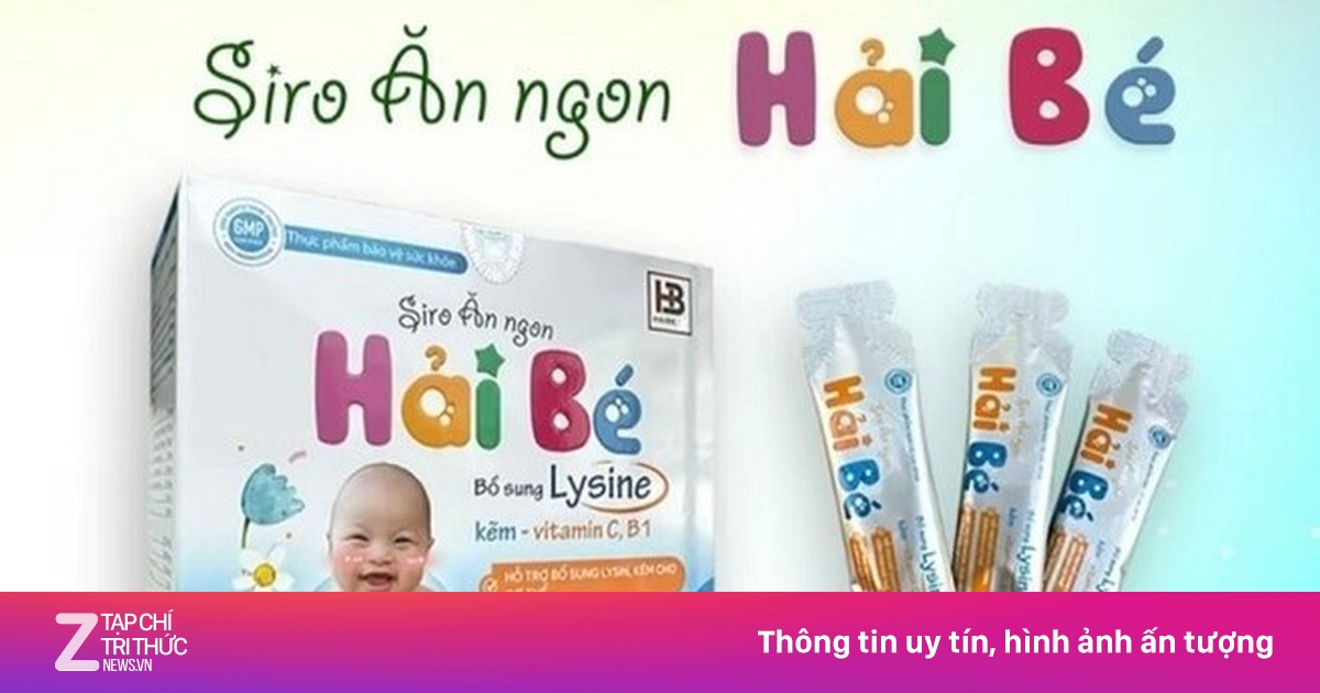 Sản phẩm Siro ăn ngon Hải Bé là hàng giả, Công an khởi tố vụ án