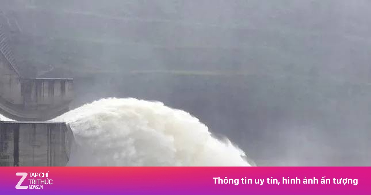 Hồ thủy điện Tuyên Quang mở thêm 2 cửa xả, cảnh báo ngập úng nhiều nơi