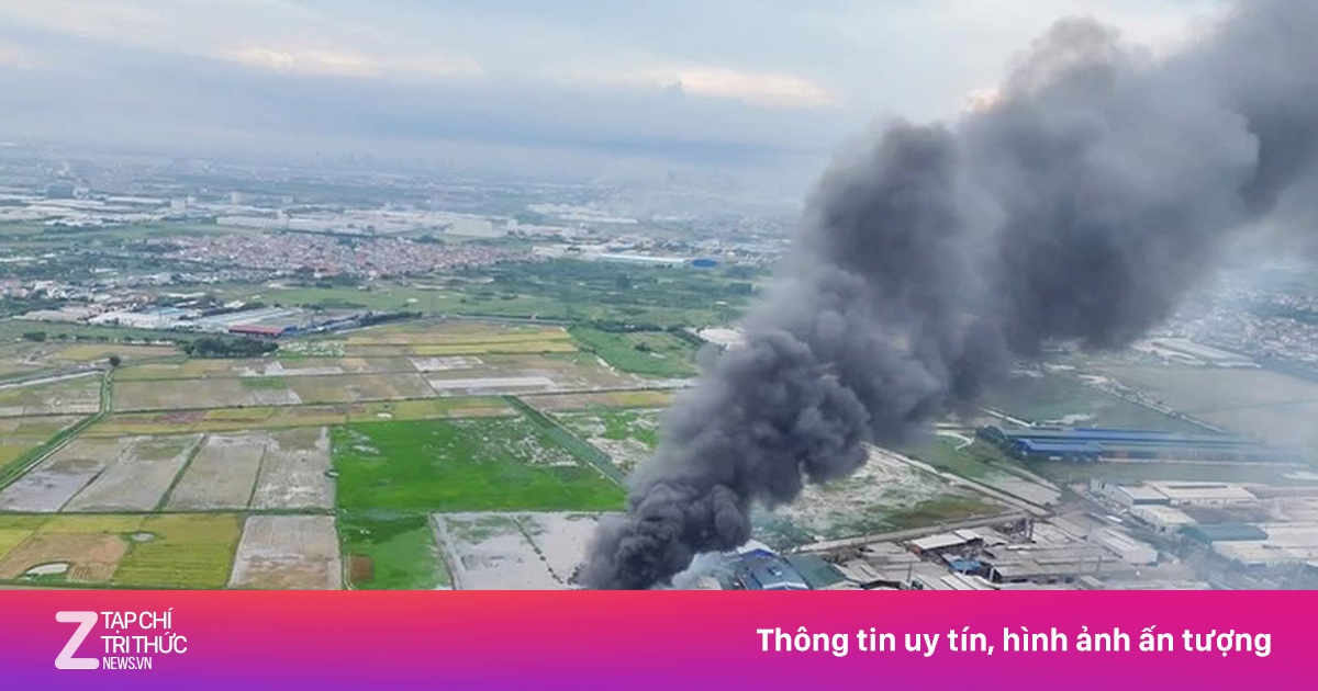 Xác định nguyên nhân ban đầu vụ cháy xưởng tái chế kim loại