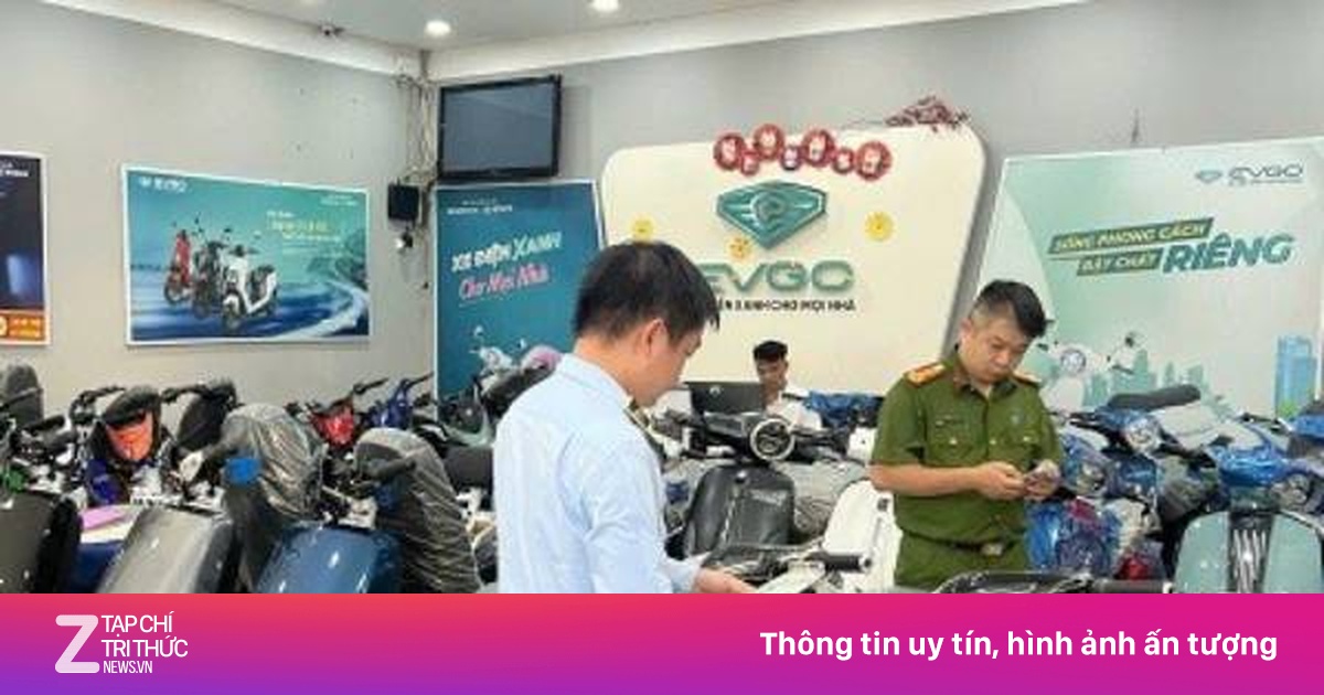 Chuyển hồ sơ vụ việc kinh doanh xe máy điện giả nhãn hiệu sang Công an
