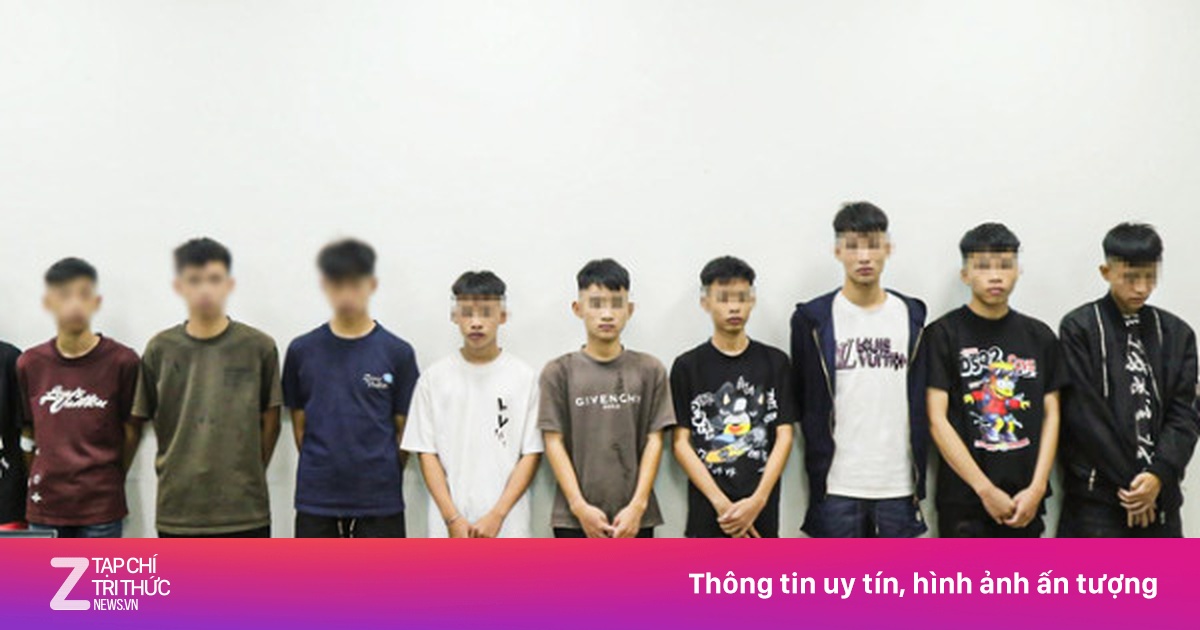 Tạm giữ 20 thanh thiếu niên mang hung khí, đua xe náo loạn ở Bắc Ninh