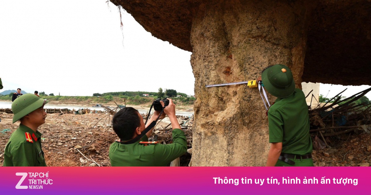 Công an tỉnh Phú Thọ điều tra vụ cầu Sông Lô trơ lõi thép