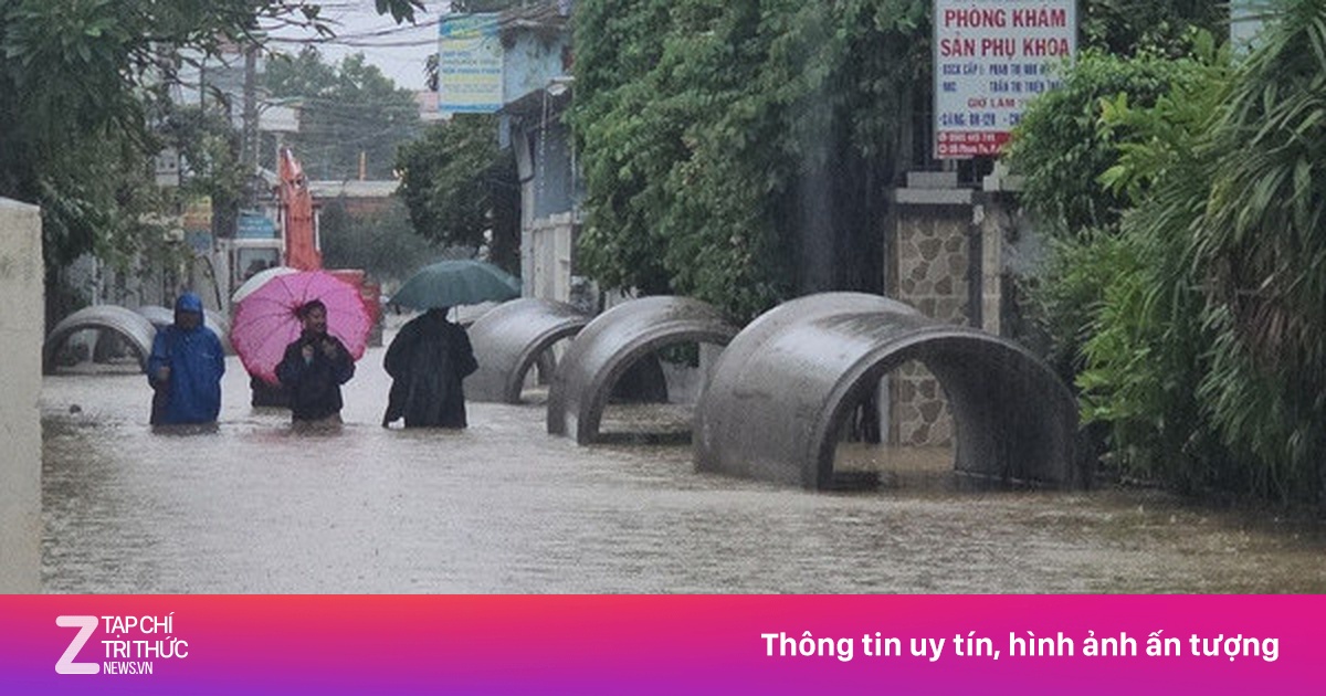 Thời tiết 23/11: Mưa lớn tại Huế, Đà Nẵng và phía Đông tỉnh Quảng Ngãi