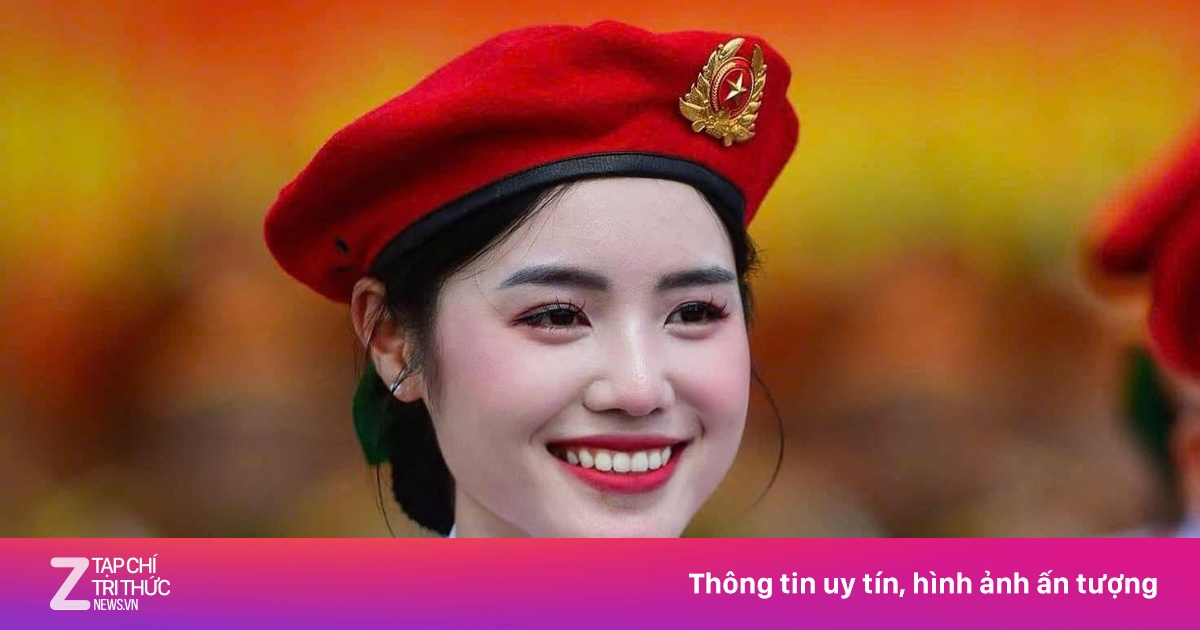 Nữ chiến sĩ 'khối hoa hậu' hút triệu view khi tham gia diễu binh 30/4
